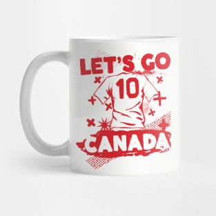 Vintage Canadian Soccer // Retro Grunge Canada Soccer Mug